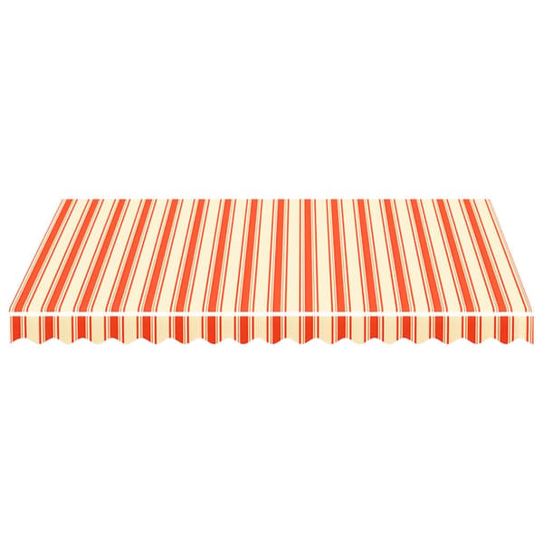 vidaXL Markisväv gul och orange 3x2,5 m