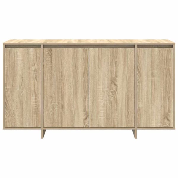 vidaXL Serviesskap Sonoma eik 135 x 41 x 75 cm Konstruert tre