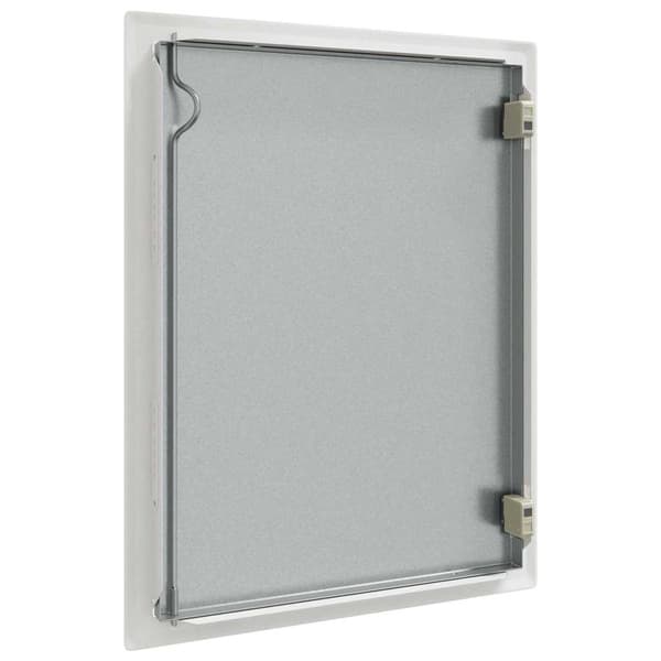 vidaXL Tilgangspanel Hvit 43,5 x 33 x 3 cm Stål