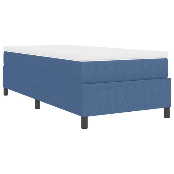 vidaXL Bäddfjäder Blå och Vit 90 x 190 cm Kordread tyg