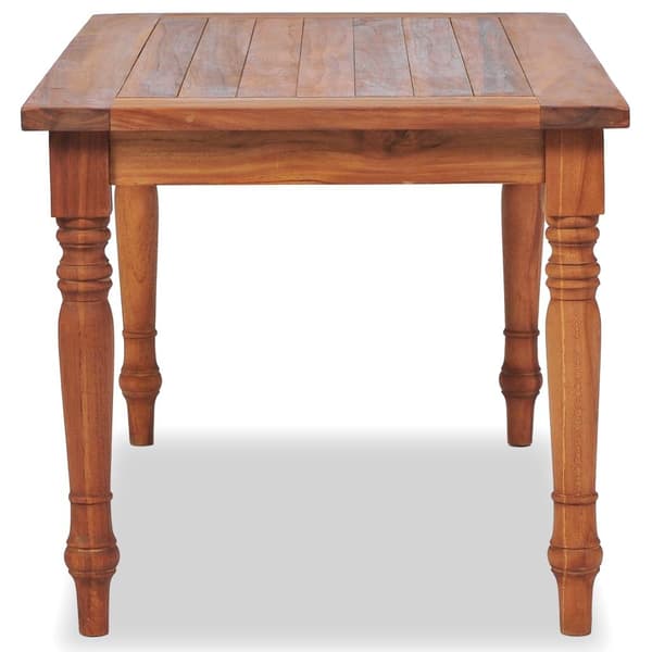 vidaXL Batavia-soffbord teakträ 90x50x45 cm