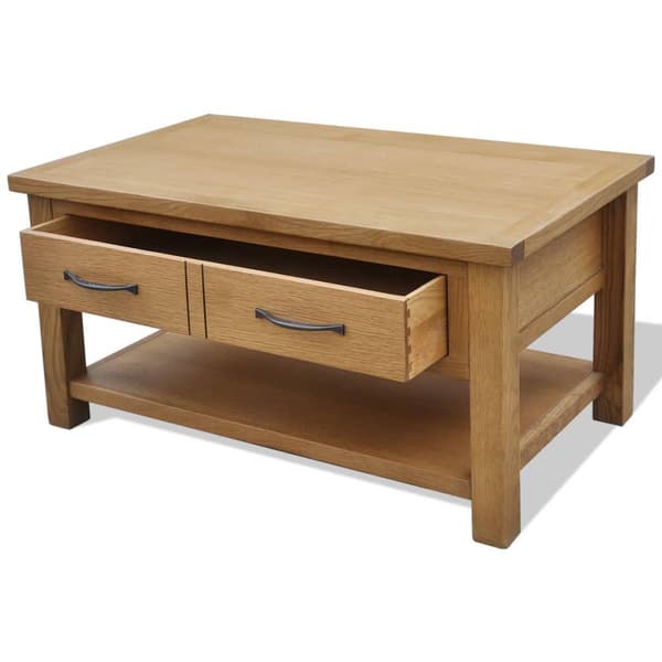 vidaXL Soffbord 88x53x45 cm massiv ek
