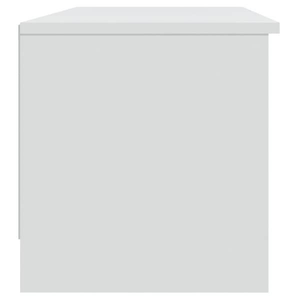 vidaXL TV-benk hvit 102x35,5x36,5 cm konstruert tre