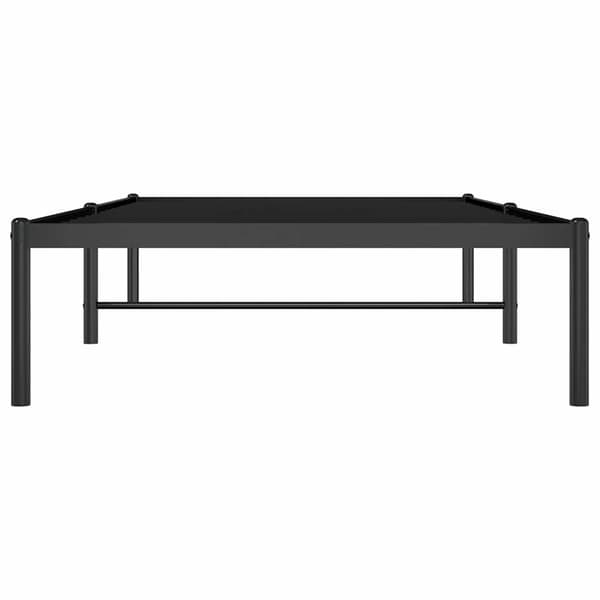 vidaXL Sengeramme i metall svart 90x190 cm