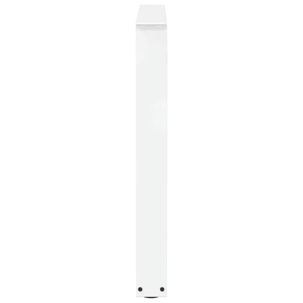 vidaXL Matbordsben V-formade 3 st vit 90x(72-73,3) cm stål