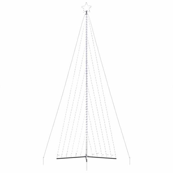 vidaXL LED julgran 789 LEDs kallvit 476 cm