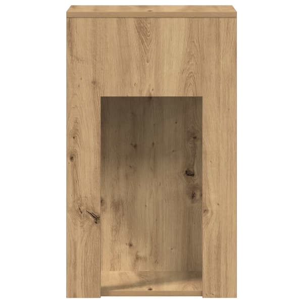 vidaXL Datatårnstativ med skuff artisan eik 30x44x74 cm