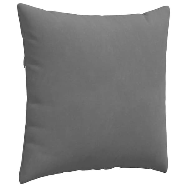vidaXL Soffkuddar 2 st Mörkgrå 60 x 60 cm tyg