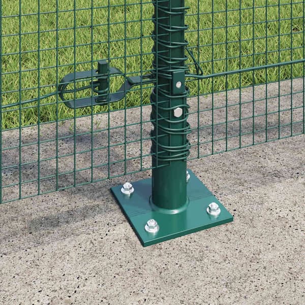vidaXL Stängselstolpe Grön