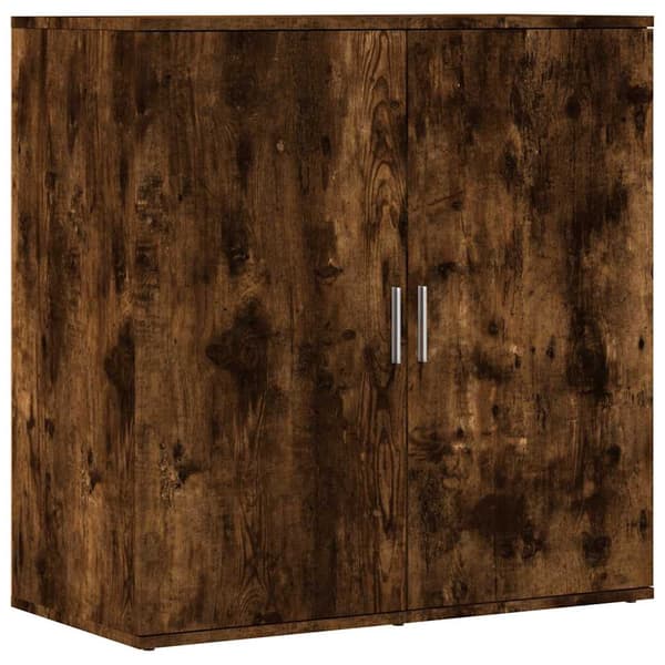 vidaXL Serviesskap 2 pcs Svart Eik 79 x 38 x 80 cm Konstruert tre