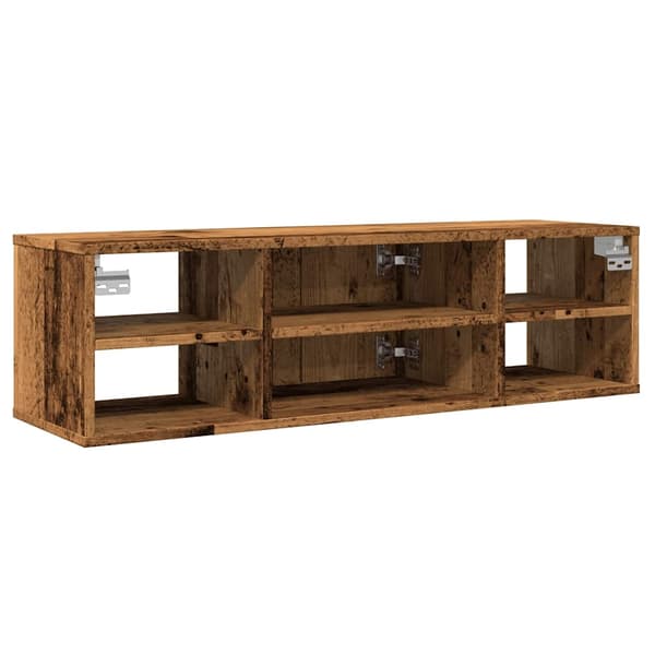 vidaXL Väggskåp åldrat trä 101x30x29 cm konstruerat trä