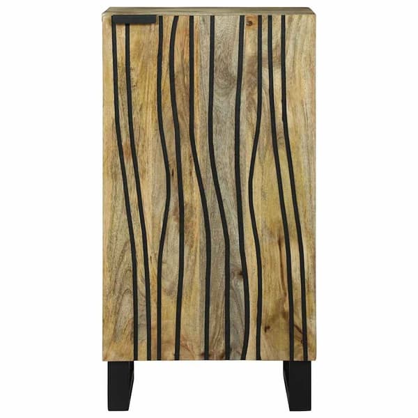 vidaXL Serviesskap Brun 40 x 33 x 75 cm heltre mango