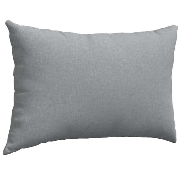 vidaXL Soffkuddar 2 st Ljusgrå 60 x 40 cm tyg