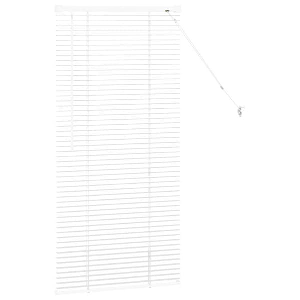 vidaXL Persienner Vit 130 x 55 cm Aluminium