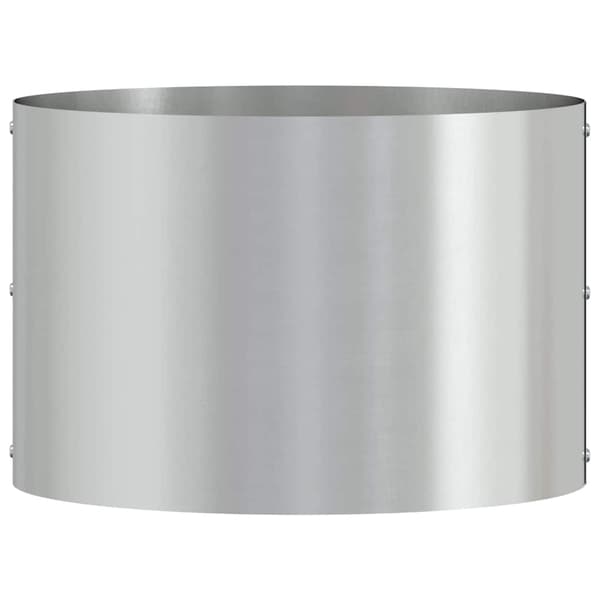 vidaXL Krukring Silver 30 x 30 x 20 cm Galvaniserat Stål