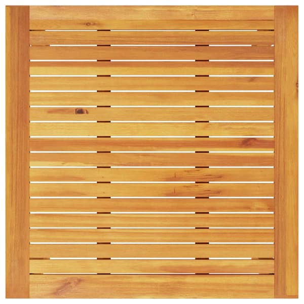 vidaXL Hage Spisegruppe 3 pcs Brun Solid akasietre