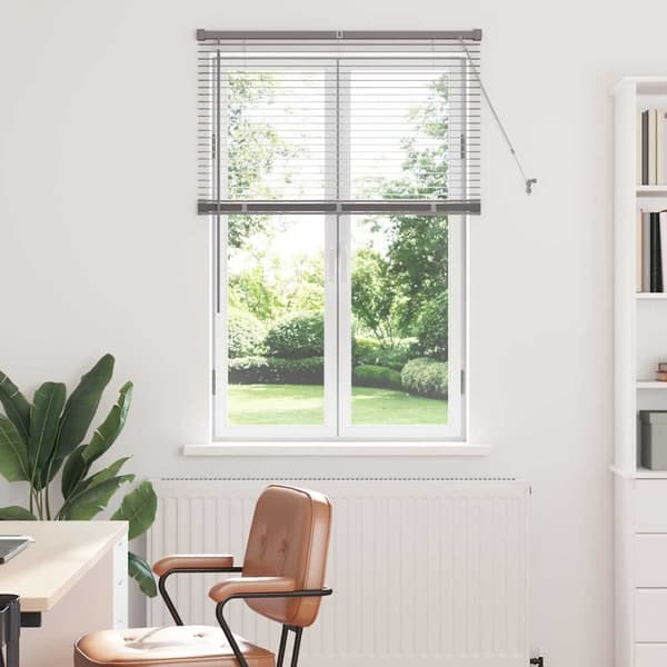vidaXL Persienner Silver 130 x 95 cm Aluminium
