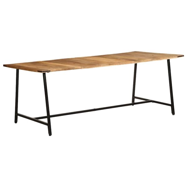 vidaXL Spisebord 200x100x75 cm heltre mango