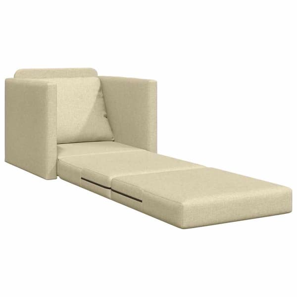 vidaXL Soffsäng 60cm Kräm tyg