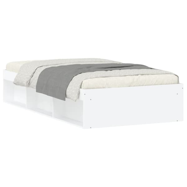 vidaXL Sengeramme hvit 90x200 cm