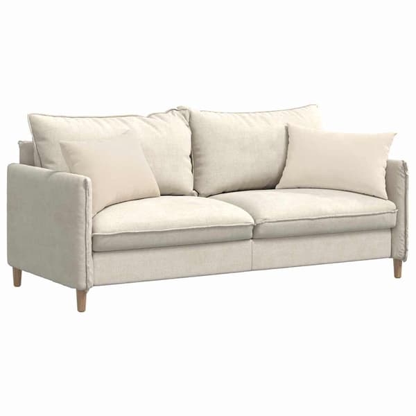 vidaXL Soffkuddar 2 st Beige 60 x 40 cm tyg