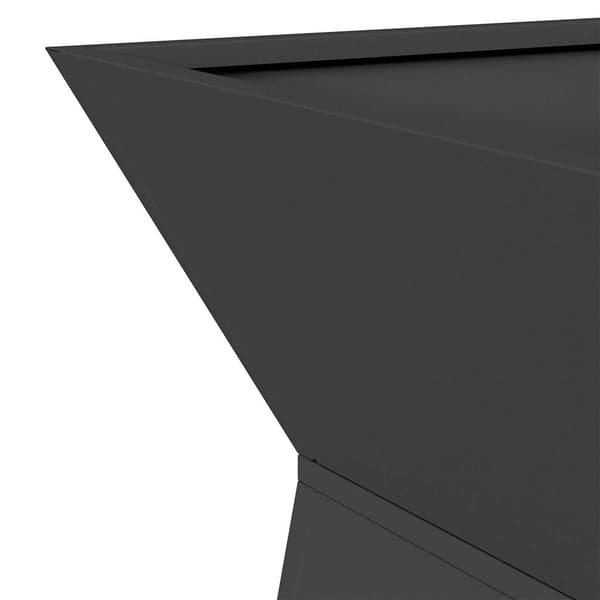 vidaXL Søyleplanter Svart 40 x 40 x 100 cm