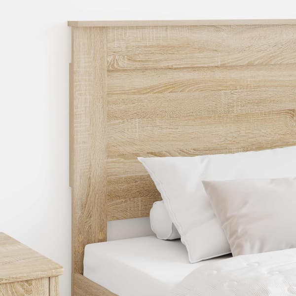 vidaXL Hodegavl med hodegjerde Sonoma eik 80 cm Konstruert tre