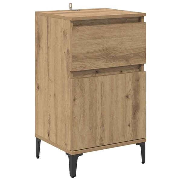 vidaXL Nattbordskap 2 pcs Artisan Eik 40 x 35 x 70 cm Konstruert tre