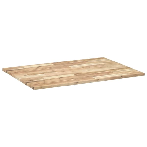 vidaXL Bordplate rektangulær 120x70x2 cm heltre akasie