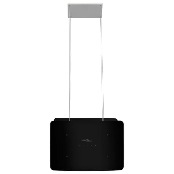 vidaXL Hängande köksfläkt touchsensor LCD härdat glas