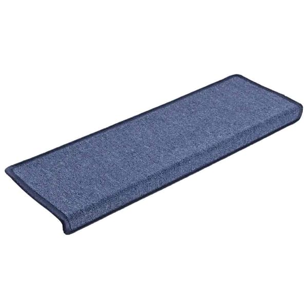 vidaXL Trappmattor 30 st 65x25 cm blå