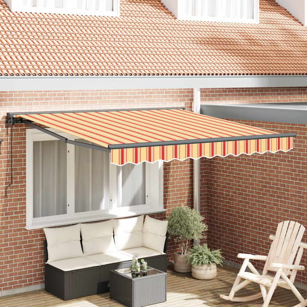 vidaXL Markisram Flerfärgsdesign 350 x 250 cm