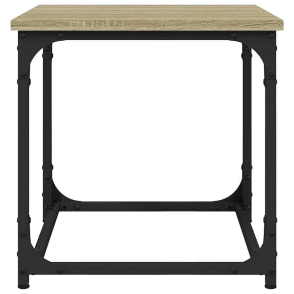 vidaXL Sidebord sonoma eik 40x40x40 cm konstruert tre