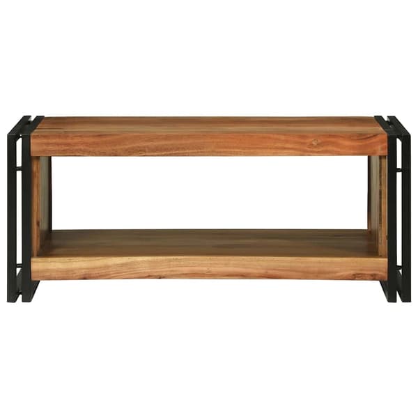 vidaXL Kaffebord Brun 90 x 50 x 38 cm Solid akasietre