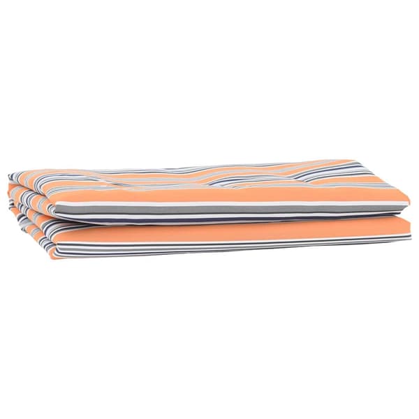 vidaXL Markisbyte Blå och Orange 1000 x 160 cm Polyesterduk