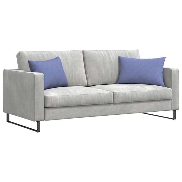vidaXL Soffkuddar 2 st Blå 60 x 40 cm tyg