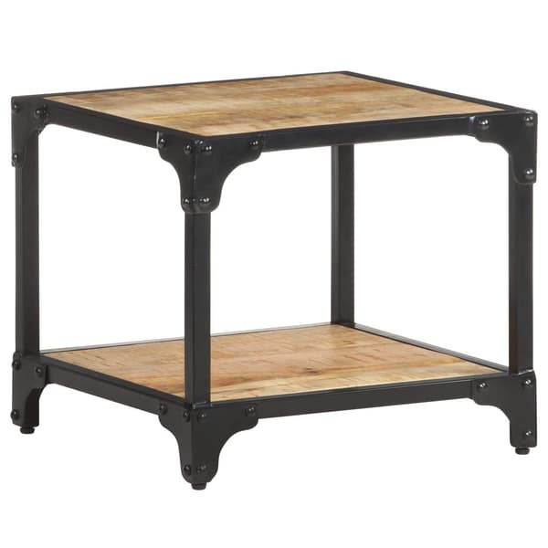 vidaXL Sofabord 40x40x36 cm grov heltre mango change2