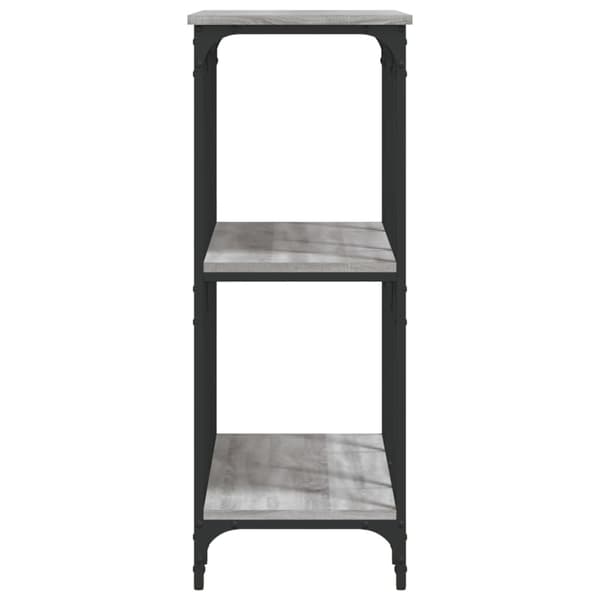 vidaXL Konsollbord grå sonoma 102x35x90 cm konstruert tre