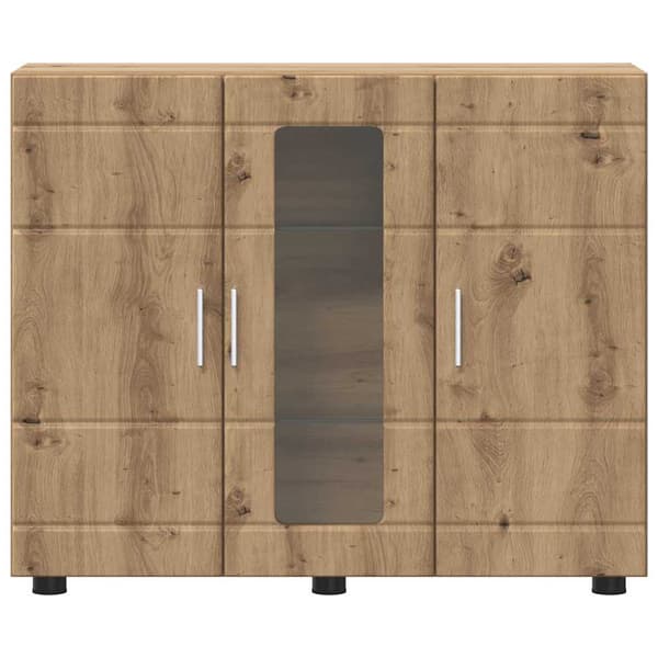 vidaXL Serviesskap artisan eik 55.5 x 29 x 100 cm Konstruert tre