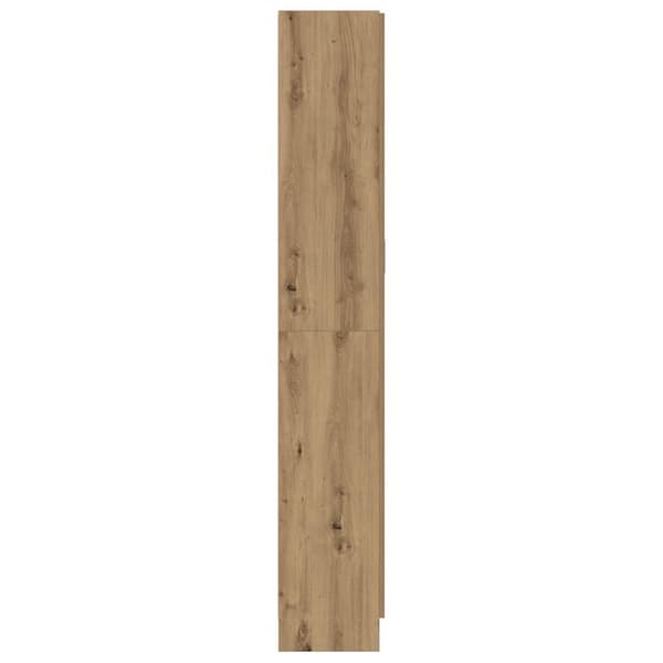 vidaXL Highboard artisan eik 82,5x30,5x185 cm konstruert tre
