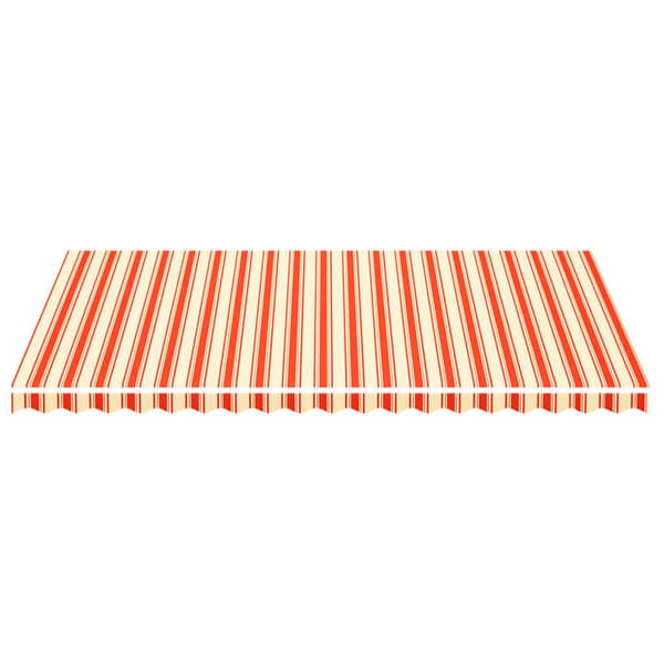 vidaXL Markisväv gul och orange 5x3 m