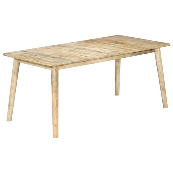 vidaXL Spisebord 180x90x76 cm heltre mango