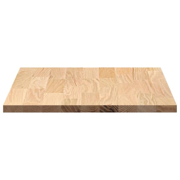 vidaXL Kjøkken benkeplate rektangulær 80x63,5x2,7 cm heltre eik