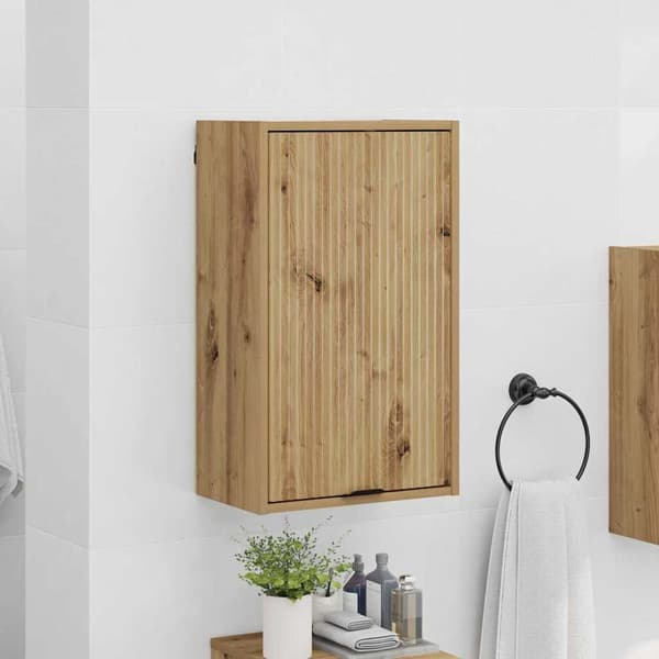 vidaXL Baderomsskap artisan eik 39 x 23.5 x 65 cm Konstruert tre