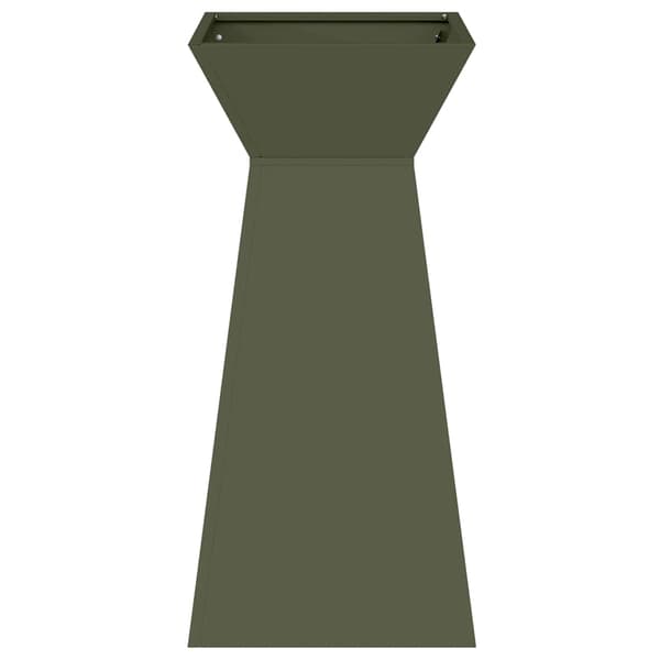 vidaXL Søyleplanter 2 pcs Olivengrønn 35 x 35 x 73 cm