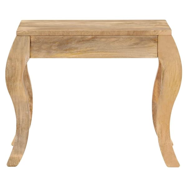 vidaXL Endebord 45x45x40 cm heltre mango