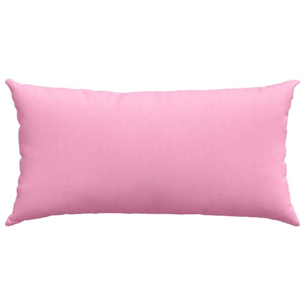 vidaXL Soffkuddar 2 st Rosa 80 x 40 cm tyg