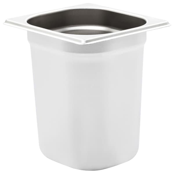 vidaXL Gastronormbeholdere 8 stk GN 1/6 200 mm rustfritt stål