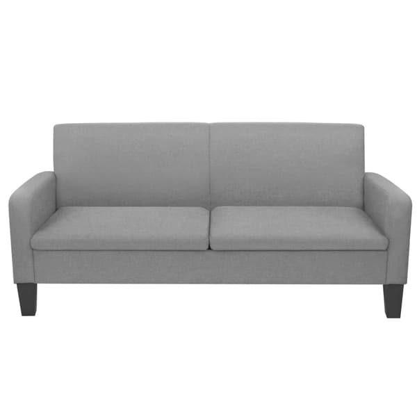 vidaXL 3-sitssoffa 180x65x76 cm ljusgrå