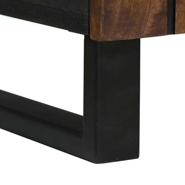 vidaXL Serviesskap Brun 40 x 33 x 75 cm heltre mango